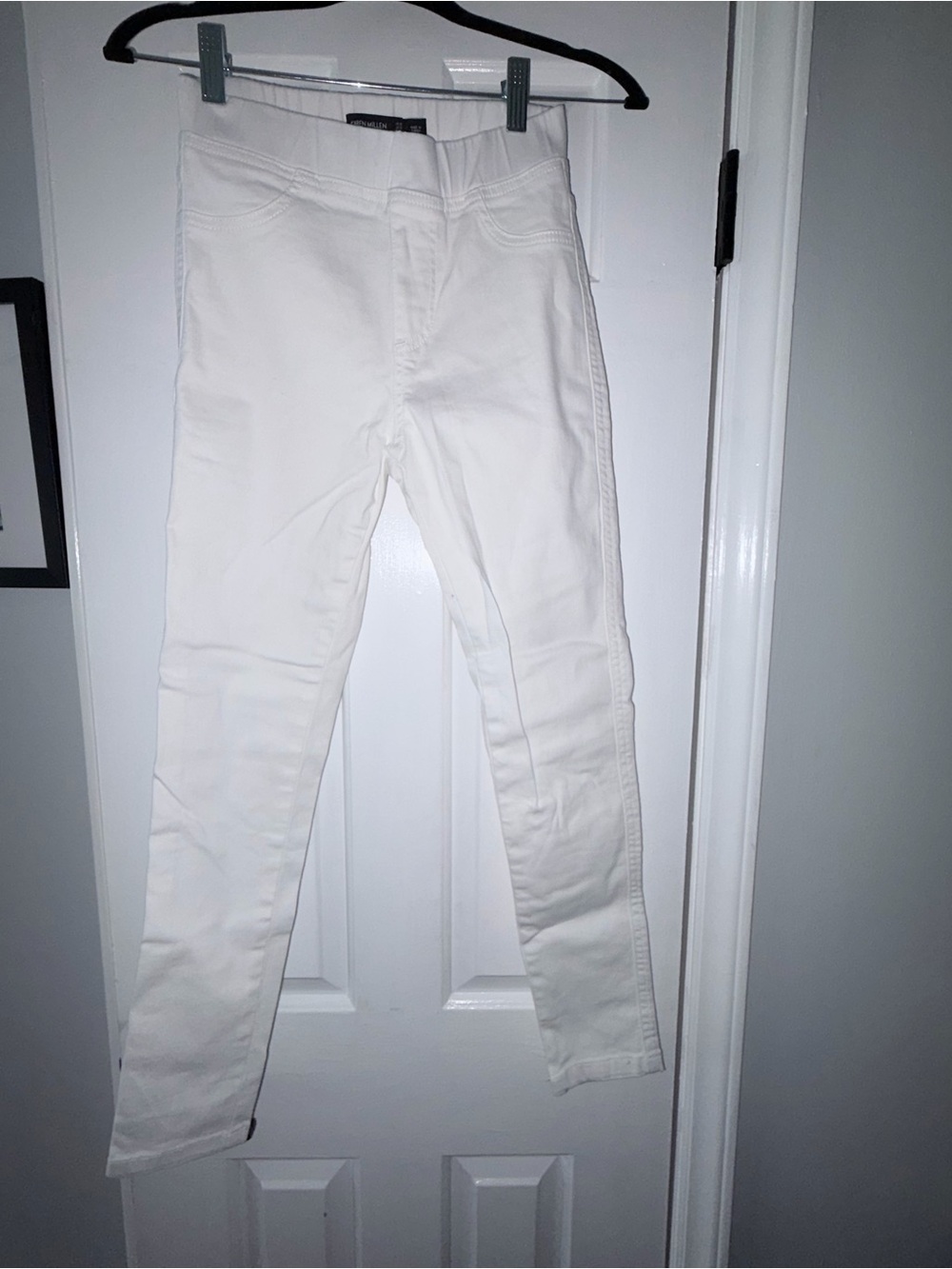 Karen Millen White Slim Trousers